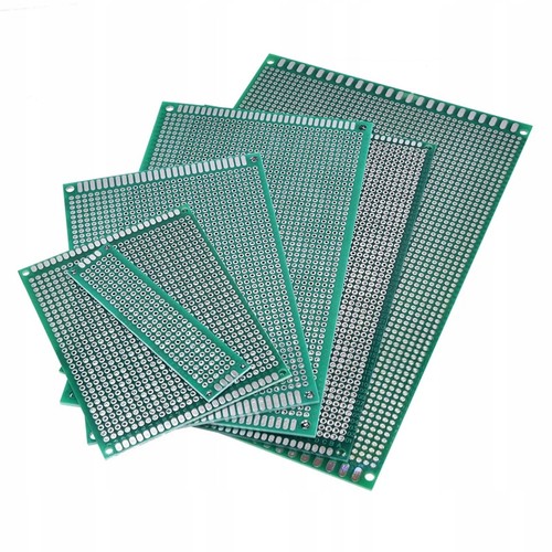 Dwustronna płyta prototypowa PCB Rosfix 20x80mm zielona - kompatybilna z THT - Zdjęcie 4 z 5