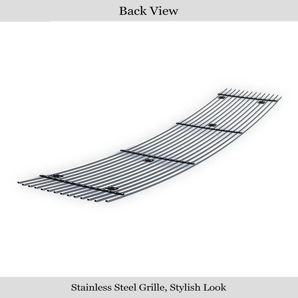 Se adapta a GMC Topkick C4500 2003-2009 actualización superior acero inoxidable cromo parrilla billet Foto 3 de 4