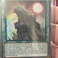 Yu-Gi-Oh! TCG War Rock Mountain Spell-Field Card Konami Holo 1st Ed BLVO-EN054