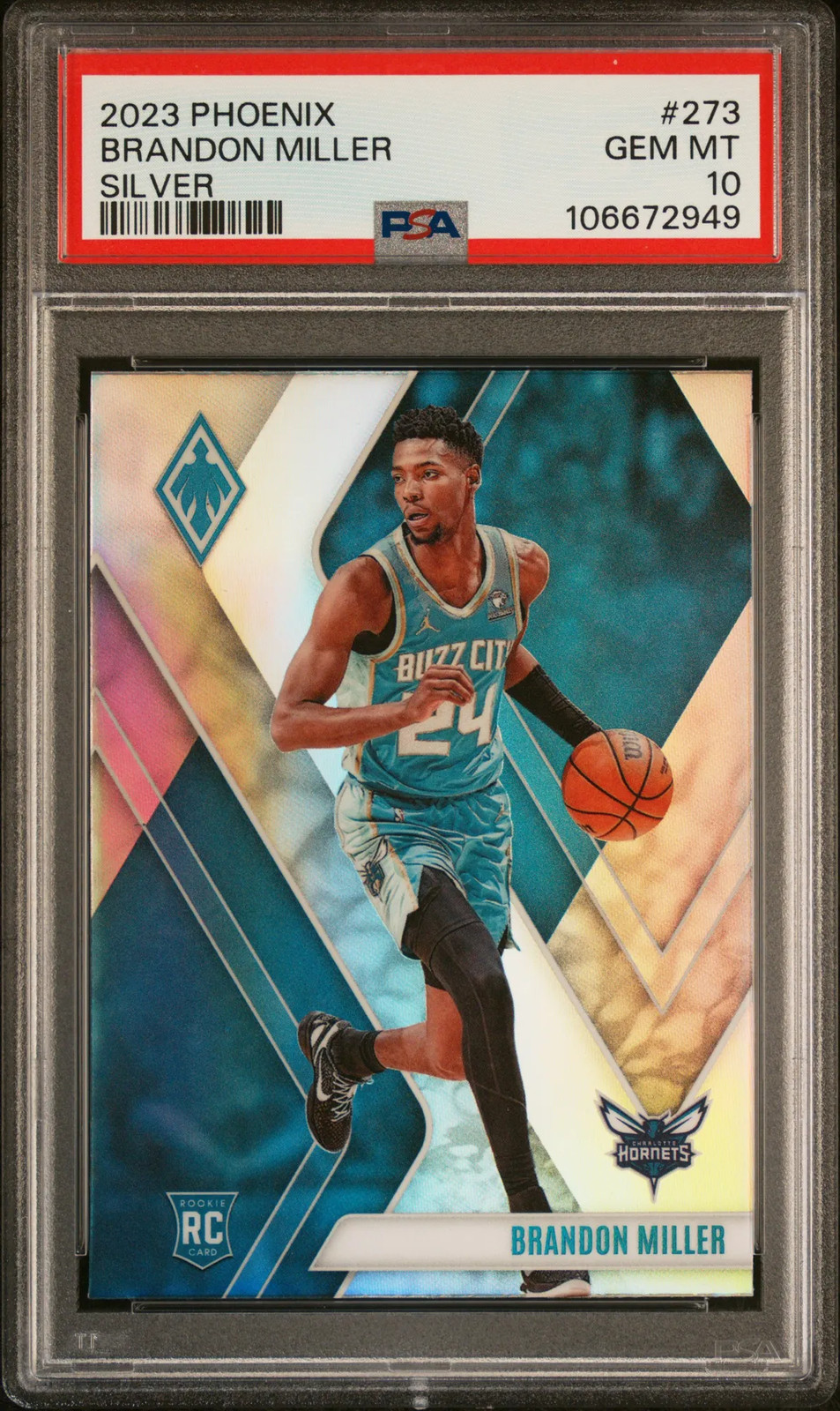 Brandon Miller 2023 Panini Phoenix #273 Silver PSA 10