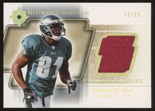 Terrell Owens 2004 Upper Deck Ultimate Collection Game Jerseys Gold GU Patch /25