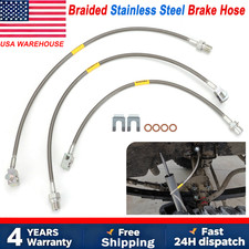 4-6 Front Rear Stainless Brake Lines For 1971-1978 Gmc C10k10 C15k15 20 30 4-6 Front Rear Stainless Brake Lines For 1971-1978 Gmc C10k10 C15k15 20 30