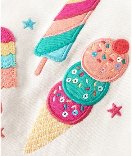 Pantalones Cortos Gymboree Niñas Talla 2T Helado Manga Volantes Top Arco Iris Bicicleta Nuevos - Imagen 4 de 6