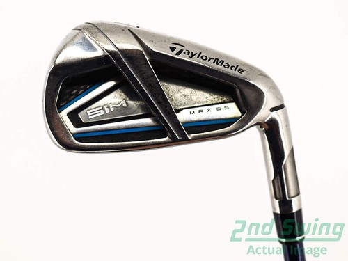 TaylorMade SIM MAX OS Single Iron 7 Iron Graphite Senior Right 37.0in