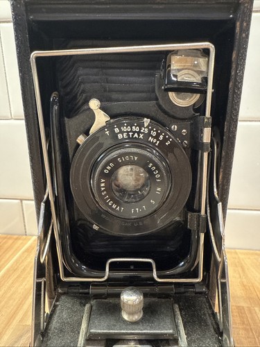 Vintage RARE Houghton-Butcher Ensign Carbine No 12 Film Camera - Picture 3 of 19
