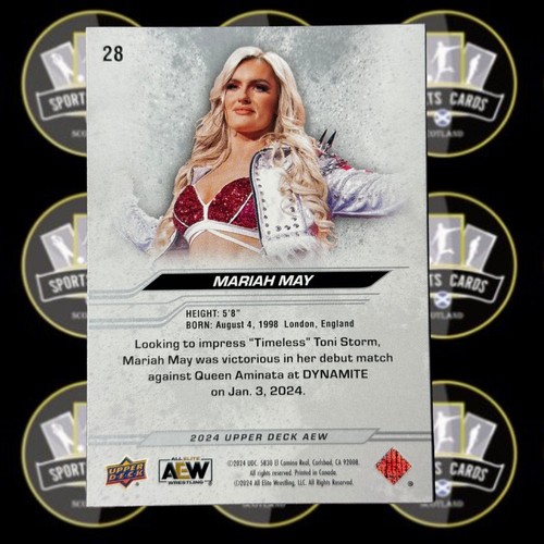 2024 Upper Deck AEW #28 Mariah May - Bild 2 von 2