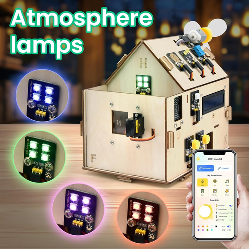 KEYESTUDIO ESP32 Smart Home Starter Kit for Arduino and Python,Electronics Home - Bild 3 von 12