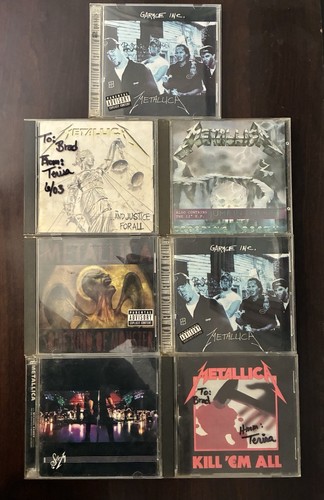 Metallica CD Lot Of 7 Killem All, S&M, Justice For, Some Kind Monster, Garage +