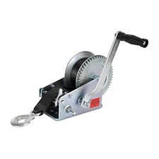Trailer Boat Winch - 3500 lbs Hand Crank Winch with 26 ft Nylon Strap 3500lbs