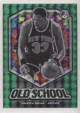 2019-20 Panini Mosaic Old School Green Mosaic Prizm Patrick Ewing #2 HOF c7y