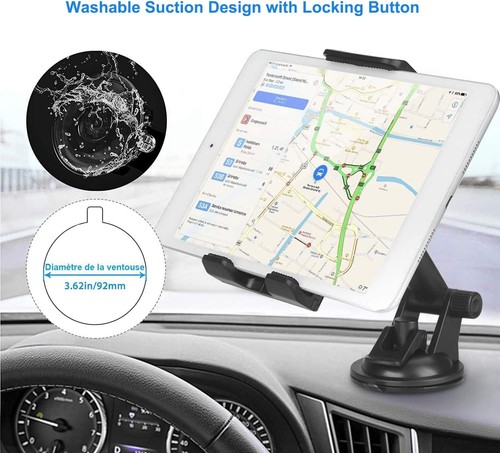 Support Téléphone Voiture 360° Réglable pour Navigation Mains Libres Sûre - Ajustement Universel - Photo 5 sur 10