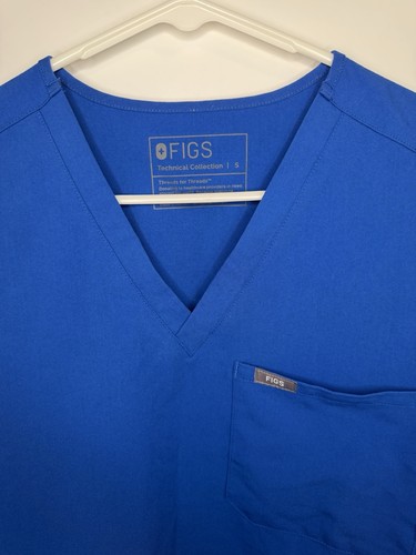 Camisa Médica Figs Para Mujer Azul Real Talla Pequeña Catarina One - Imagen 2 de 4