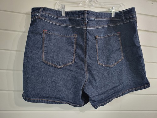 DOT'S Plus Size Womens Shorts Size 24 Blue Jean Shorts - Picture 5 of 6
