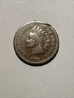 1872 Indian Head Penny Cent- Bold N- Good Circulated Condition- Value Priced