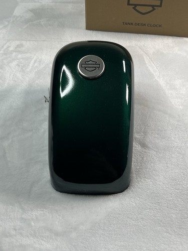 NEU Harley Davidson Tank Tischuhr Analog Grün - Bild 3 von 11