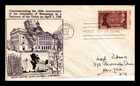 DR JIM STAMPS US COVER MISSSISSIPPI TERRITORY FDC SCOTT 955 CROSBY PHOTO CACHET
