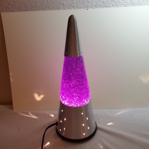 Lámpara Original Laval Lite 6631 Wizard 32 OZ Azul Líquido Plata Brillo y Base 16" - Imagen 1 de 10