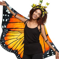 iROLWIN Double-Sided Fairy-Butterfly-Wings-Costume for Adults Women Halloween...