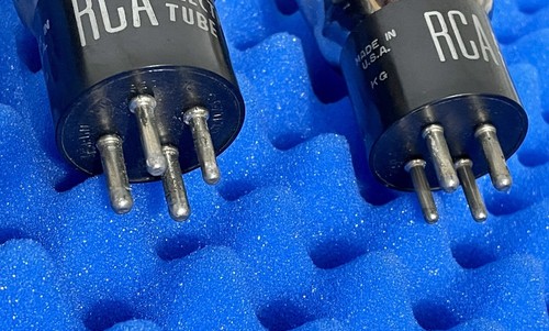 TWO RCA 2A3 Vacuum Tubes / Double D's Getter / Gm & mA STRONG /1957 Matched Date - Picture 12 of 17