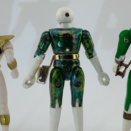Action figure Power Ranger Mighty Morphin anni 90 Jason Tommy rosso verde bianco - Foto 13 di 20