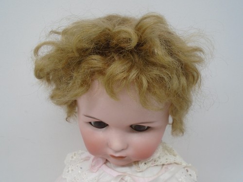 Max Handwerk Bebe Elite Antique Porcelain Bisque Maree Girl Doll Moving Eyes - Picture 12 of 14