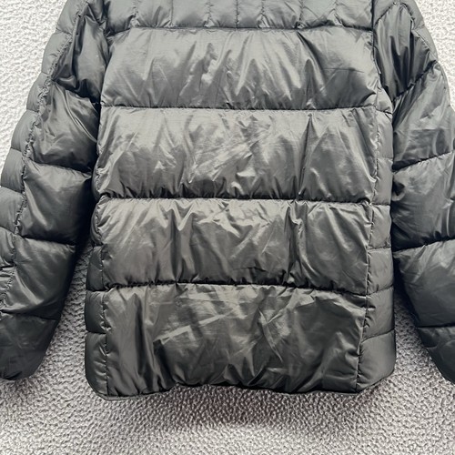 REI Puffer Jacket Kids Extra Large Black Boys Youth Goose Down Quilted Mock - Picture 10 of 11
