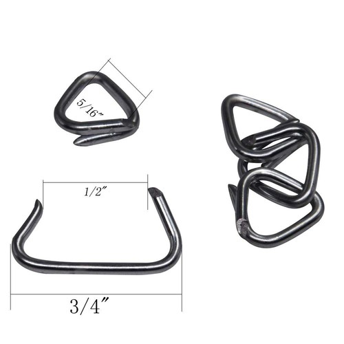 Hog Ring Pliers Set Angled, 500 pcs Galvanized Hog Rings Set- Professional Up... - Picture 3 of 5