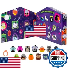 Squish-a-longs Halloween Countdown Calendar - 13 Mini-Squish Wave 3 Collectibles
