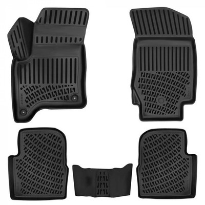 3D Molded Interior Car Floor Mat for Citroen C4 Picasso Black 2024 UP
