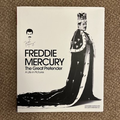 Freddie Mercury 'The Great Pretender - A Life In Pictures' 2012 Book + CD Queen 