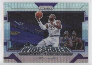 2021-22 Panini Prizm Widescreen Hyper Prizm LeBron James #10
