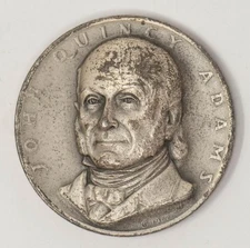 John Quincy Adams Medallic Art Company .999 Pure Silver .75 Troy Oz DC-6753