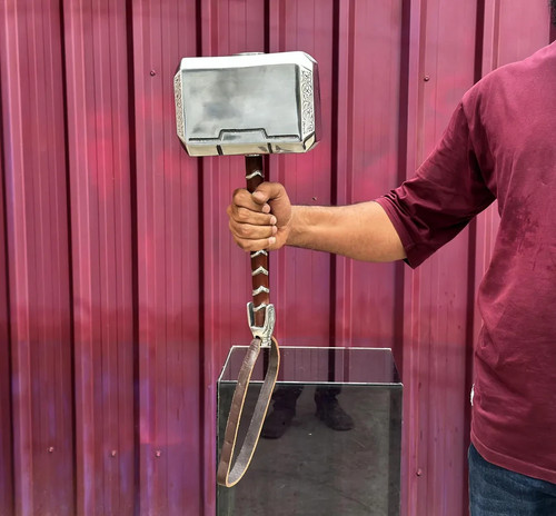 Thor Hammer Mjolnir Avengers cosplay stainless steel Full Metal viking Hammer - Picture 7 of 8