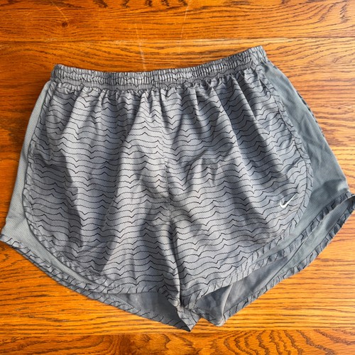Nike Women’s Medium Running Shorts - Grey Black Lined Dri Fit - Picture 5 of 5