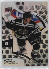 2021-22 Upper Deck Allure Rookies 2005 NHL Wyatt Kalynuk #117 Shield 18m3