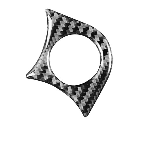 For Mini Cooper R50 R53 02-04 Carbon Fiber Console Cigarette Lighter Cover Decal - Bild 6 von 9