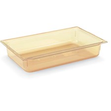 Vollrath 9004410 Super Pan Amber Full Size x 4" D Food Pan