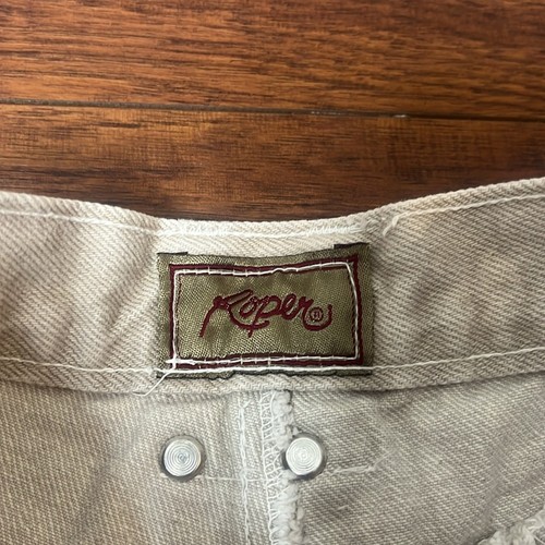 Pantalones Cortos Vintage Roper Denim Caqui Talla 9 - Imagen 3 de 5