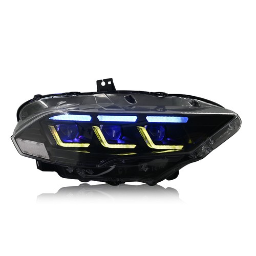 Pair RGB LED Headlights For 2018-2023 Ford Mustang Full LED Projector Headlamp - Bild 23 von 23