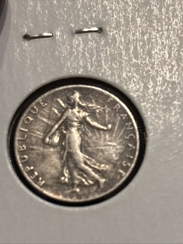 1918 France 50 Centimes Silver “feb411” Circulated - Afbeelding 17 van 17