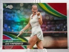 2025 Topps Chrome Tennis Red Refractor Jelena Ostapenko #23