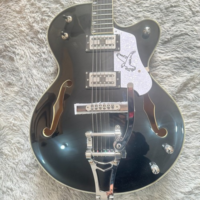 #ad Ship US G5420T Electromatic Hollow Body Electric Guitar Gloss Black Silver parts $346.75