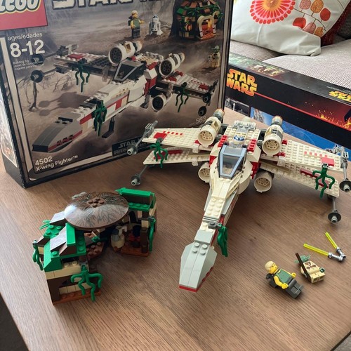 LEGO 4502 Star Wars X-Wing Fighter Black Box Edition Star, Yoda 2004 excellent - Picture 14 of 24