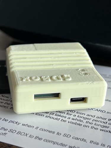 Amiga SDBOX V2 Amiga 500, 600, 1200 SD Card Reader for parallel port - Afbeelding 3 van 4