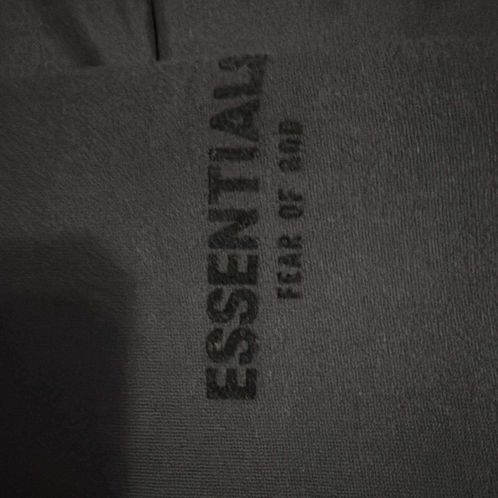 Essentials Fear of God Stretch Limo Black Hoodie Size Large Authentic NEW thumbnail 4