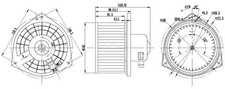✅Fits NRF 34487 BLOWER KIA CITROËN C4 12-   ⭐UK Seller⭐