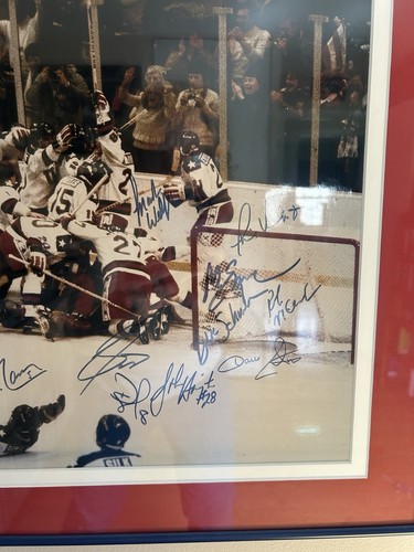 1980 USA Olympic Hockey Team Signed Miracle On Ice 16x20 Photo Steiner - Picture 4 of 7