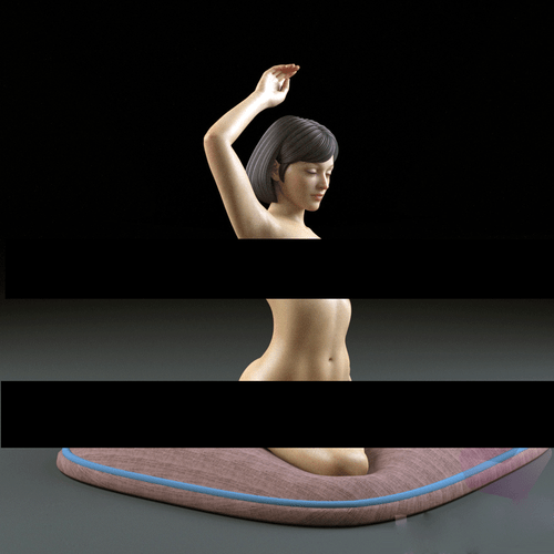 Yoga Girl 1/8 1/6 1/4 3D Print Model Kit Unpainted Unassembled NSFW - 第 2/4 張圖片