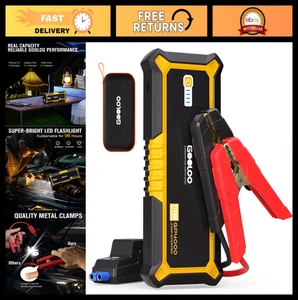 4000A Peak Jump Starter for Gas & Diesel Engines, Portable Battery Booster Pack,