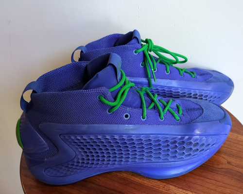Mens Sz 9 - Adidas AE1 Velocity Blue Anthony Edwards Antman Basketball Shoes - Picture 4 of 15